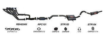 Redback Exhaust System for Holden Commodore (10/1988 - 04/1995), Calais (03/1989 - 1995) - Brixton 4x4 - Buy Online Now!